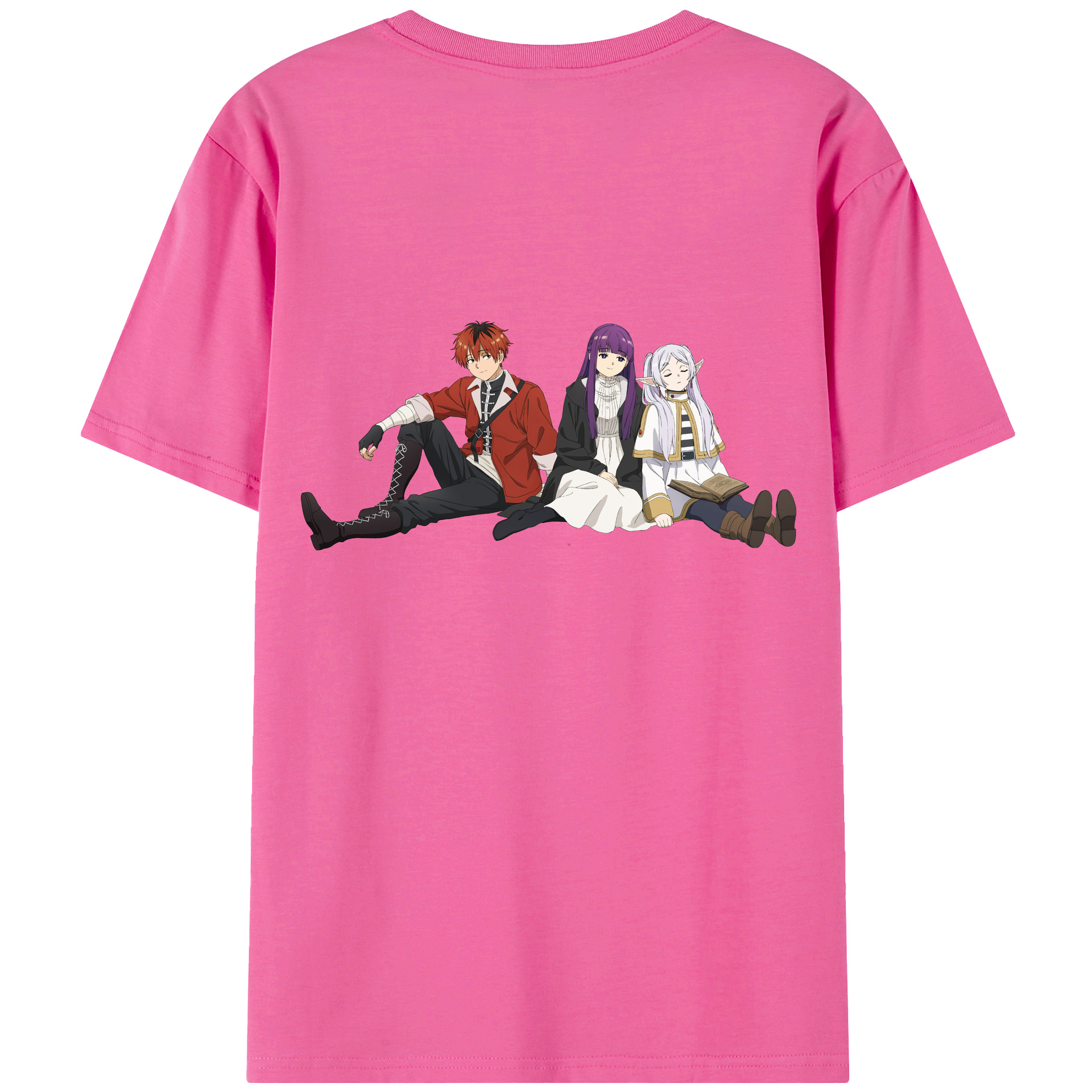 （画像用） 葬送のフリーレン Frieren レディース半袖Tシャツ(バックプリント)